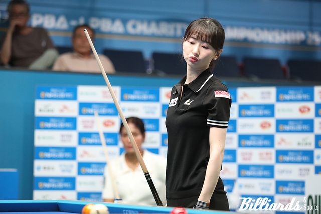 박예원이 프로당구 데뷔 후 첫 8강에 올라 4강 진출을 노렸으나 스롱에게 발목을 잡혔다. 사진=고양/이용휘 기자