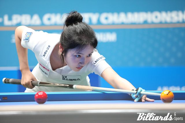 한지은이 하이런 9점을 앞세워 박정현을 꺾고 4강에 진출했다. 사진=고양/이용휘 기자