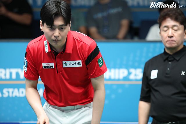 신정주는 모리 유스케(에스와이)와 '와일드카드 돌풍'의 주인공 이대웅의 16강전 승자와 8강에서 맞붙는다.