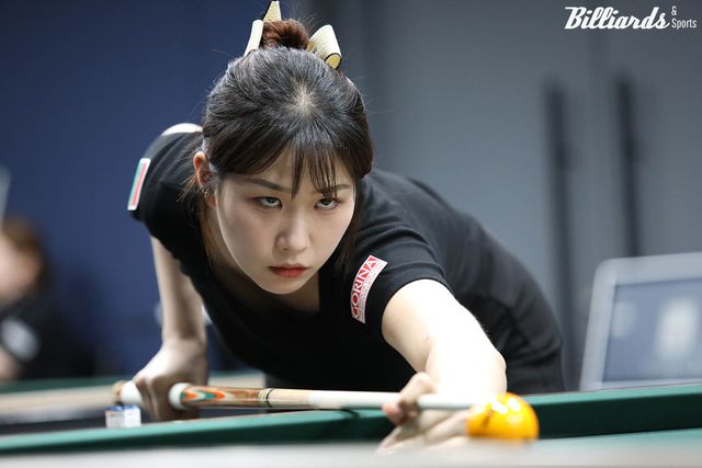 차유람(휴온스)과 64강에서 맞붙는 전애린.