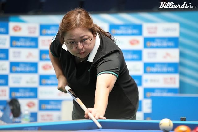 PQ에서 애버리지 1.389로 승리하며 종합순위 1위를 차지한 김경자.