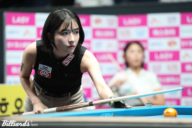 한슬기(34)가 이번 4차 투어 'SY 베리테옴므 LPBA 챔피언십'에서 사상 처음 준결승에 진출하며 길고 긴 도전의 결실을 이뤘다. 사진=고양/이용휘 기자&nbsp;