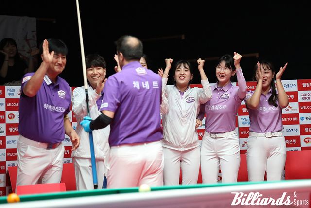 정규리그 2라운드까지 3위에 올라 있는 하이원리조트.