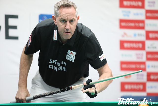 1세트와 5세트에서 승리한 에디 레펀스(SK렌터카)