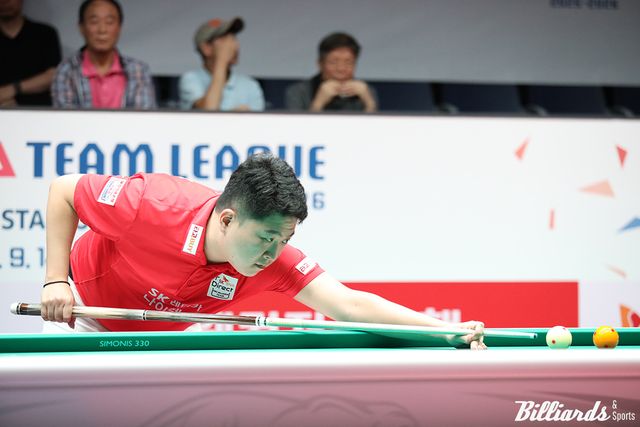 7세트에서 승리한 조건휘(SK렌터카).