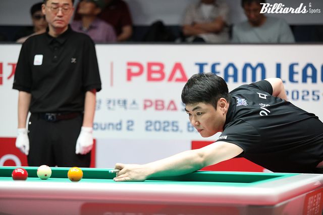 3세트를 승리한 휴온스 이상대.