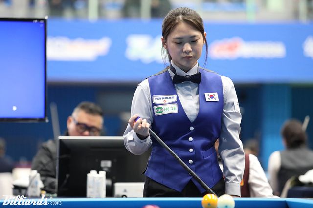 김하은(남양주)이 오는 23일 스페인 무르시아에서 열리는 여자 3쿠션 세계선수권에 세 번째 출사표를 던진다.&nbsp; 빌리어즈앤스포츠 DB