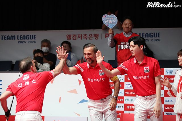 웰컴저축은행은 다니엘 산체스가 5세트에서 강동궁에게 승리했다.