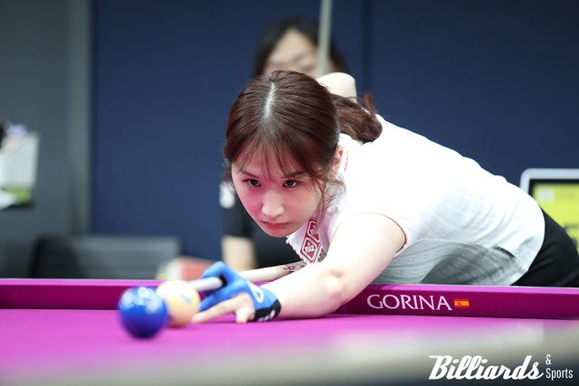 김민정1과 PPQ 대결 중인 김채연. 사진=고양/이용휘 기자