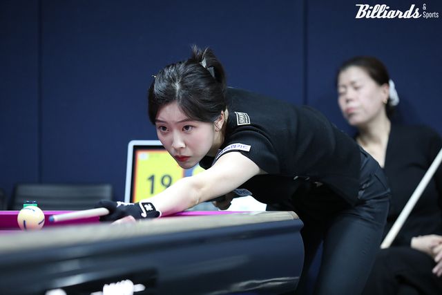 64강에서 두 대회 연속 탈락한 정수빈(NH농협카드).