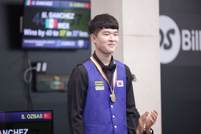 한국의 김도현(상동고부설방통고)은 준결승에서 산체스에게 1점 차로 패해 아쉽게 동메달에 그쳤다.