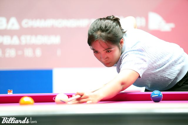 스롱 피아비(우리금융캐피탈)가 5차 투어 64강전에서 애버리지 1.389로 승리를 거두고 32강에 진출했다.&nbsp; 사진=고양/이용휘 기자