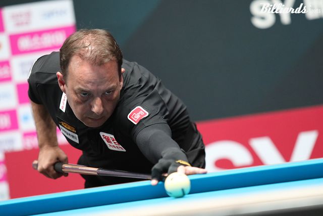 다니엘 산체스(웰컴저축은행)는 와일드카드 이동민에게 세트스코어 3-0으로 승리했다.