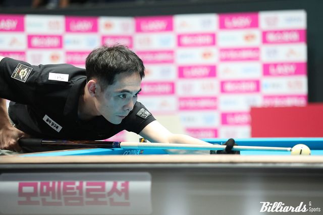 아쉽게 승부치기에서 패한 한동우.