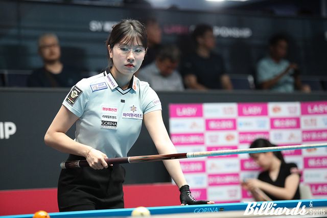 32강에서 하윤정을 꺾고 16강에 안착한 이미래. 이미래의 다음 상대는 시즌 3연속 우승을 노리는 스롱 피아비다. 사진=고양/이용휘 기자