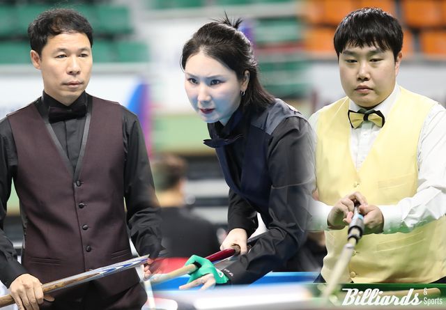 제106회 전국체육대회가 30일부터 오는 10월 3일까지 나흘간 부산에서 개최된다. 사진은 지난해 전국체전 금메달리스트 허정한(경남), 진혜주(광주), 이대규(인천체육회·2관왕).&nbsp; 사진=빌리어즈앤스포츠 DB