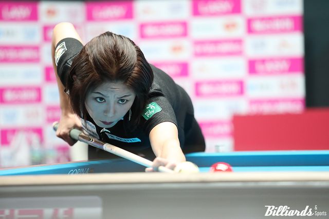 김가영(하나카드)이 4일 오후 3시 30분에 최혜미(웰컴저축은행)를 상대로 8강 진출에 도전한다.&nbsp; 사진=고양/이용휘 기자