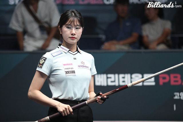 아깝게 2-3으로 스롱에게 패한 이미래(하이원리조트).