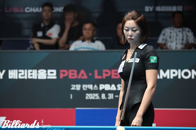 히다 오리에는 8강에서 김가영과 4번째 맞대결을 벌인다.