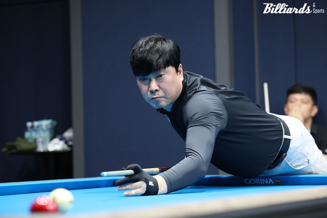 강동궁을 승부치기에서 꺾고 32강에 올라간 장남국.