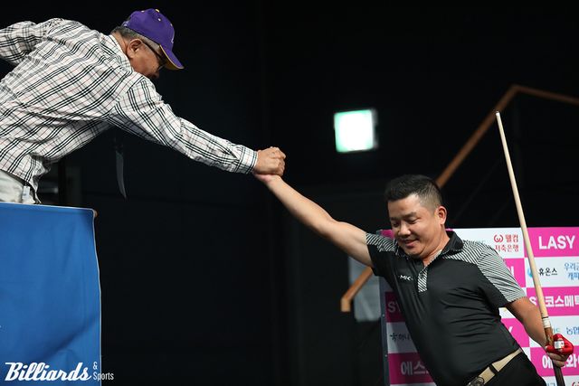응우옌득아인찌엔(베트남)이 4차 투어 16강전에서 김임권(웰컴저축은행)을 세트스코어 3-1로 누르고 8강에 진출했다.&nbsp; 사진=고양/이용휘 기자
