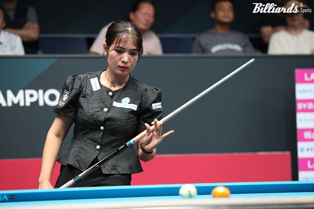 스롱은 김가영과 상대전적에서 7승 4패로 우세하다.