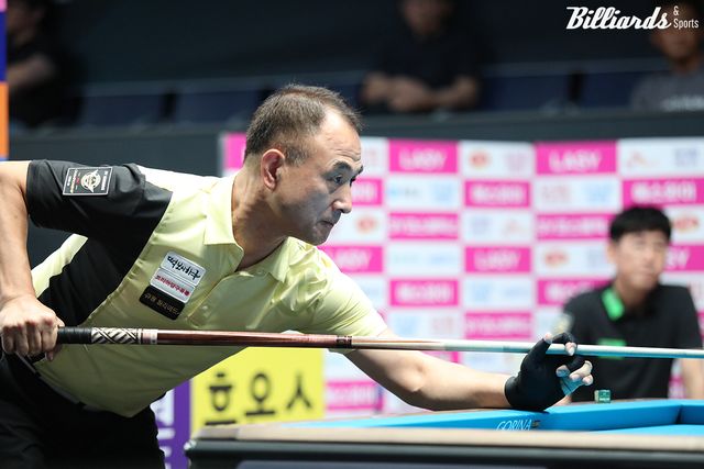 이승진이 '정대식 돌풍'을 잠재우며 16강전을 3-2로 승리하고 8강에 진출했다.&nbsp; 사진=고양/이용휘 기자