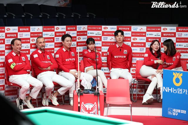 웰컴저축은행 선수들.