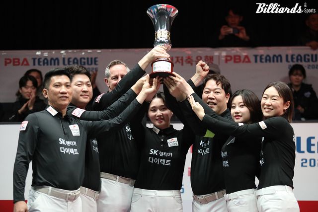 2년 연속 정규리그 우승을 차지한 SK렌터카.&nbsp; 사진=고양/이용휘 기자