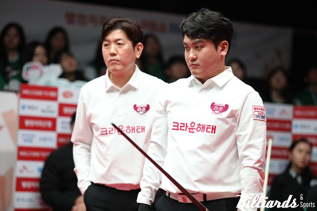 크라운해태의 오태준은 와일드카드 2차전 마지막 7세트에 출전해 하이런 10점을 터트리며 세트스코어 4-3 승리를 확정했다.