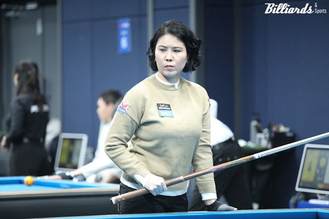 김가영과 16강에서 대결하는 오수정.