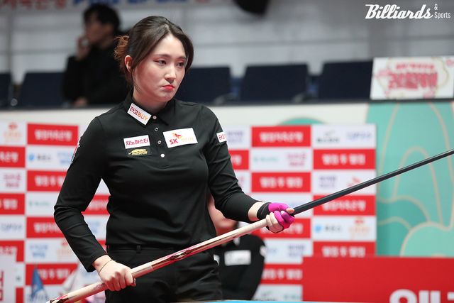 32강에서 아깝게 패한 강지은.