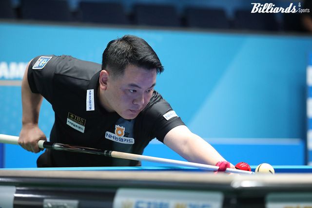 128강전에서 애버리지 2.143의 맹타를 휘두르며 무난하게 승리한 조재호(NH농협카드).