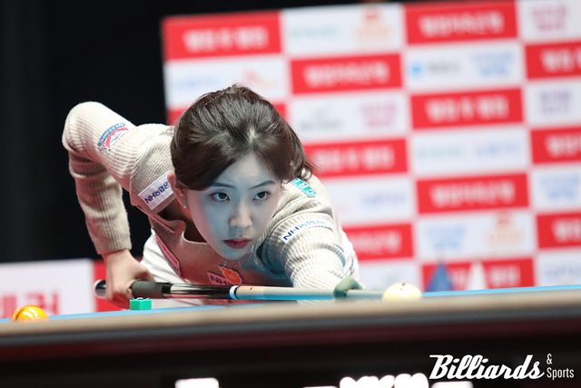 '당구여제 천적' 정수빈과 김가영이 LPBA 9차 투어 8강에서 다시 만났다. 사진=고양/이용휘 기자