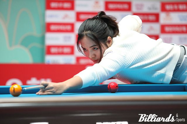 스롱 피아비는 세트 초반을 주도했지만, 끝까지 리드를 지키지 못하고 세 세트를 내리 빼앗기고 말았다.