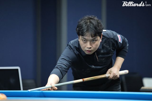 김민건은 3년여 만에 16강에 진출했다.