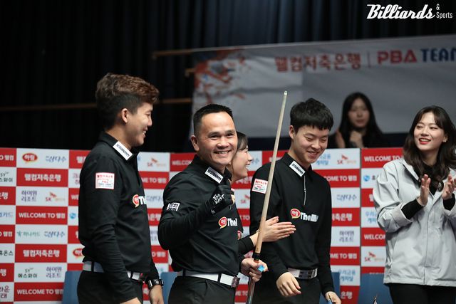 7세트를 승리한 하림의 쩐득민(베트남).&nbsp;사진=고양/이용휘 기자