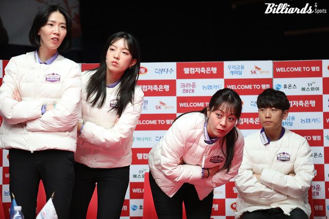 하이원리조트 김다희, 전지우, 임경진, 임성균.