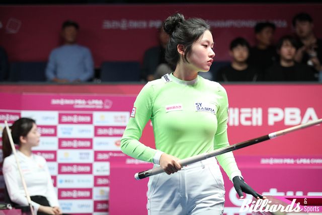 한지은은 초반 리드를 끝까지 지키지 못하고 결승행 티켓을 정수빈에게 내주고 말았다.