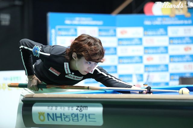 이미래와 준결승에서 대결하는 임정숙(크라운해태).