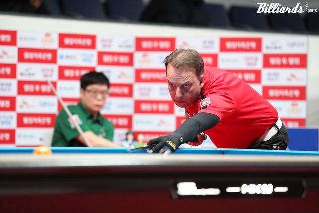 다니엘 산체스(웰컴저축은행)는 16강에서 이재홍을 3-0ㅇ로 제압하고 8강에 진출했다.