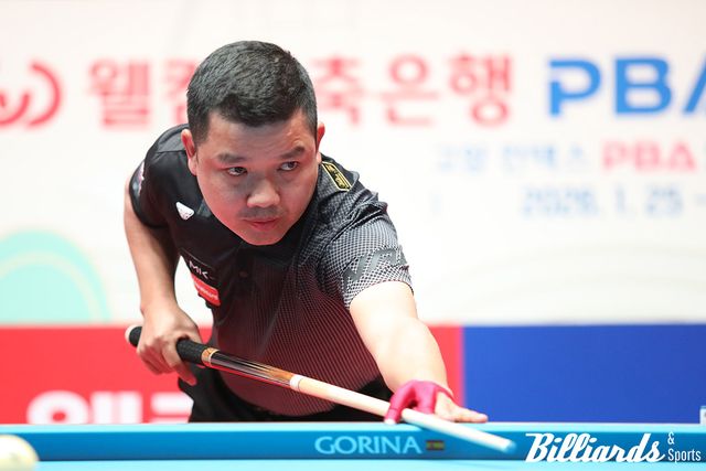 김민건을 꺾고 4강에 오른 응우옌득아인찌엔.