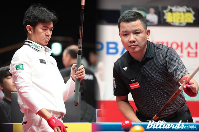 베트남의 응우옌꾸옥응우옌(왼쪽)과 응우옌득아인찌엔(오른쪽)이 나란히 4강 진출에 성공했다. 사진=고양/이용휘 기자