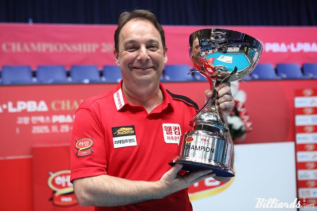 프로당구 PBA 투어가 26-27시즌에 1부 투어로 직행할 수 있는 국내외 우수 선수 선발을 실시한다. 사진은 23-24시즌에 우선등록 제도로 데뷔한 다니엘 산체스(웰컴저축은행).&nbsp; 사진=이용휘 기자