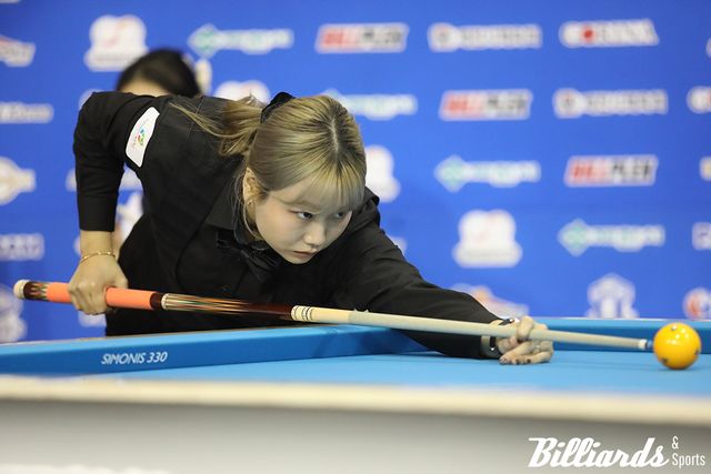 캐롬 여자부 신흥강자로 급부상한 박세정.