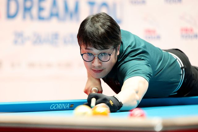 어깨 부상으로 1부 투어 강등과 긴 슬럼프를 겪은 오성욱이 드림투어(2부) 6차전 우승으로 완벽한 회복을 증명했다. PBA 제공