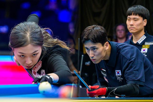 한국이 미국 라스베이거스에서 25일 열린 포켓 10볼 팀월드챔피언십에서 강국들과 좋은 활약을 펼쳤으나, 아쉽게 승부치기에서 고배를 마셨다.&nbsp; 사진=WPA/프레데터 제공&nbsp;