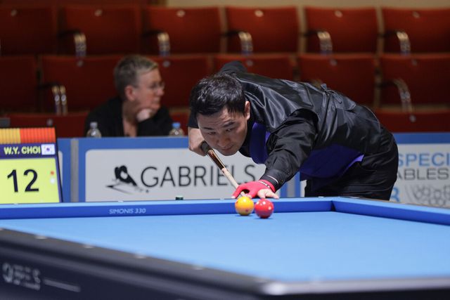 최완영(광주)은 팀선수권 데뷔 무대에서 아쉽게 두 경기를 패하며 부진했다.