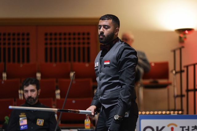 최완영과 대결하는 마흐무드 아이만(이집트).