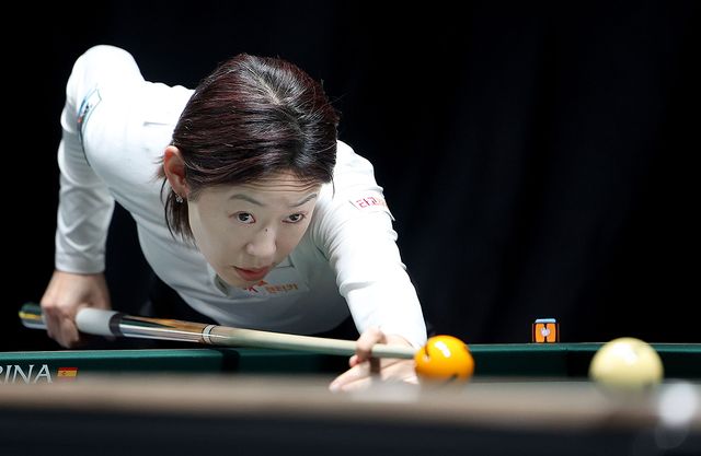 16강에서 탈락한 히다 오리에(SK렌터카).